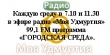 Радио «Моя Удмуртия» в Воткинске запустило новый проект. Начиная с февраля, каждую среду в эфире радио программа «Городская среда».